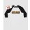 画像3: M、Lサイズ各1枚で終了 LONG BEACH DUB ALLSTARS / Logo ラグラン七分Tシャツ ブラック/ホワイト